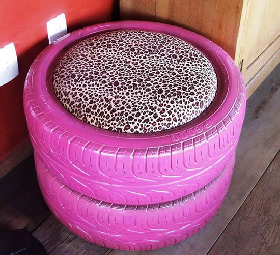 Lindas dicas com reciclagem de pneus