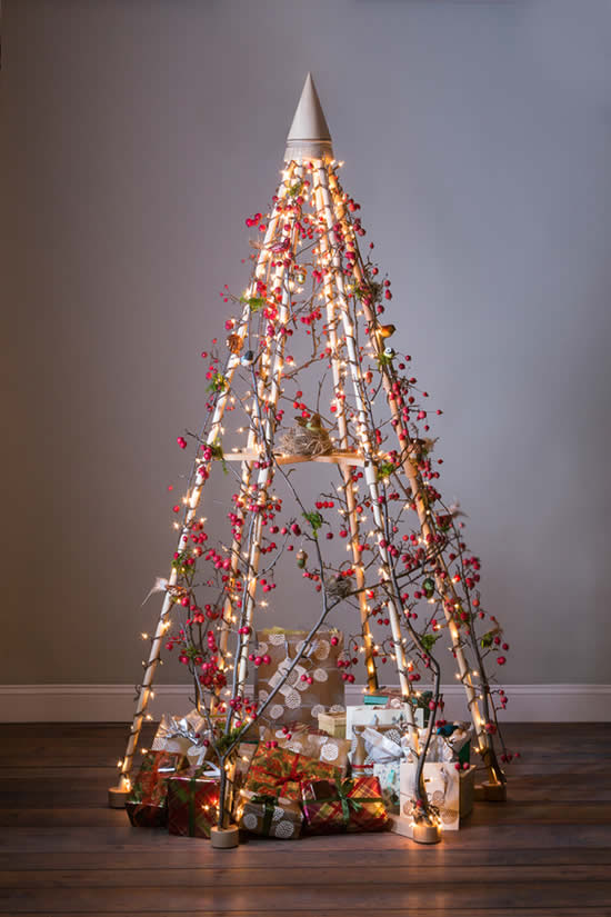 Árvore de Natal diferente para decoração