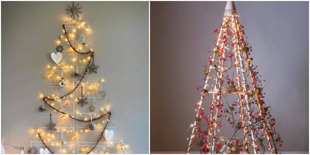Árvores de Natal diferentes e inusitadas