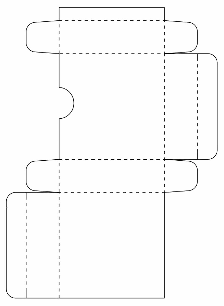 Molde de embrulho de papel