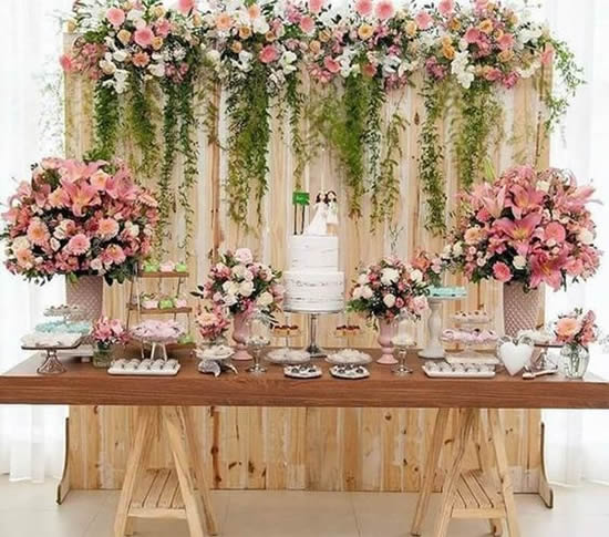 30 ideias de decoração com paletes para casamento