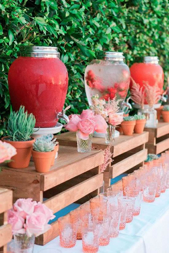 30 ideias de decoração com paletes para casamento