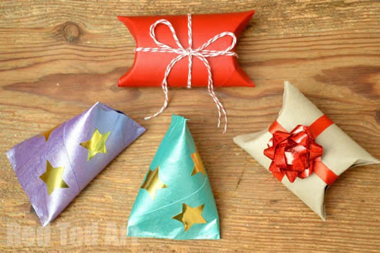 Lembrancinhas com rolinhos de papel