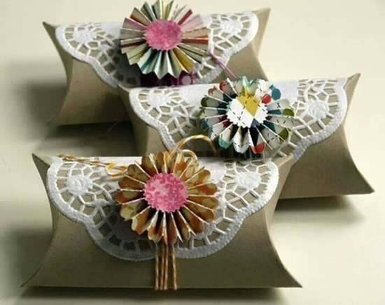 Lembrancinhas com rolos de papel higiênico