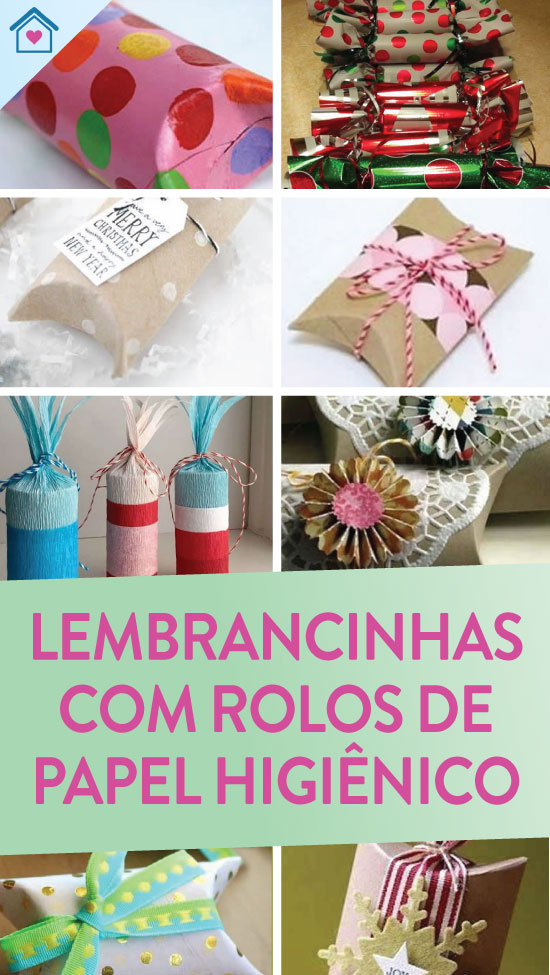 Lembrancinhas com rolos de papel higiênico: 10 ideias