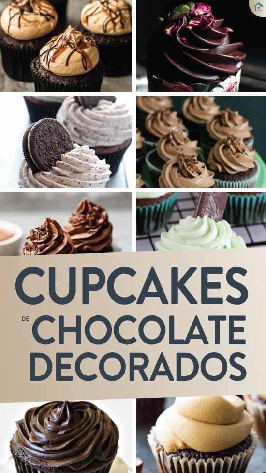 Cupcakes de chocolate - Receita fácil