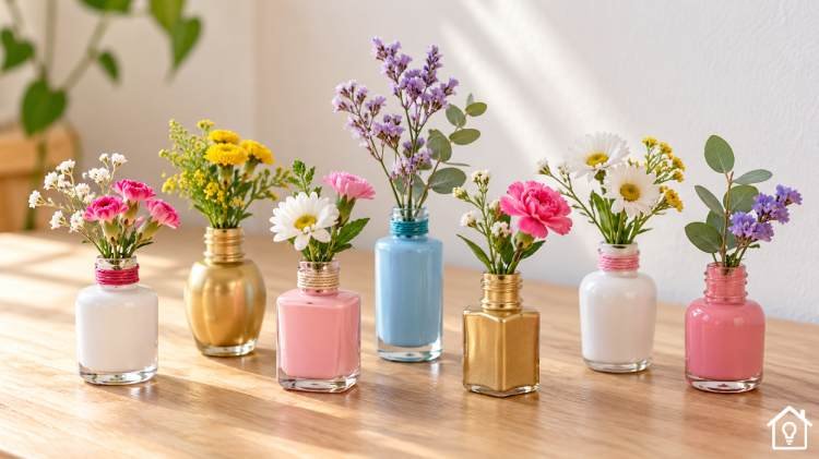 Decoração com Vidrinhos de Esmalte