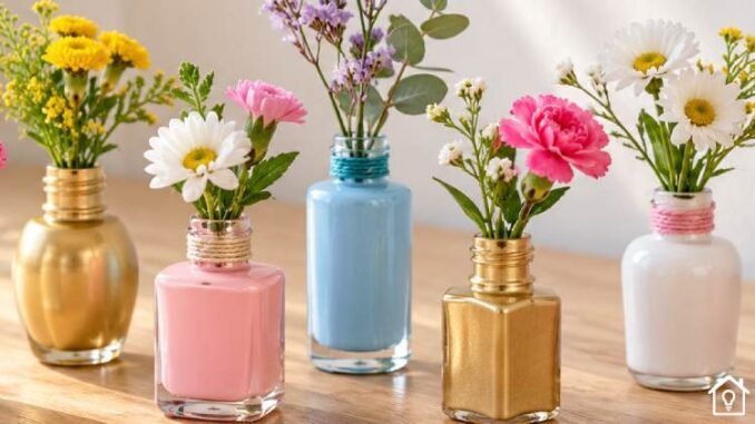 Decoração de Vidrinhos de Esmalte