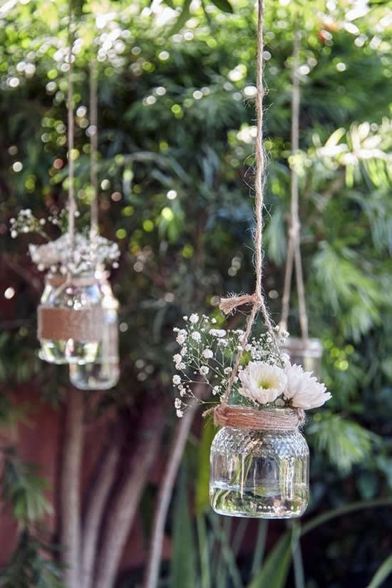 Potes para decorar casamento