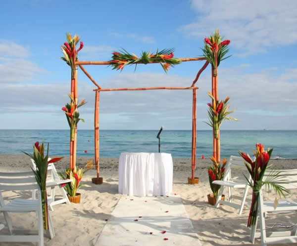 Ideias para casamento na praia