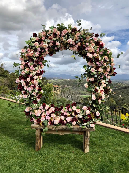 Decoração para casamento ao ar livre