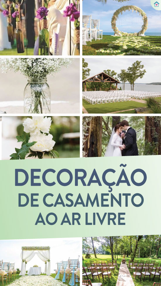 Dicas para decoração de casamento ao ar livre