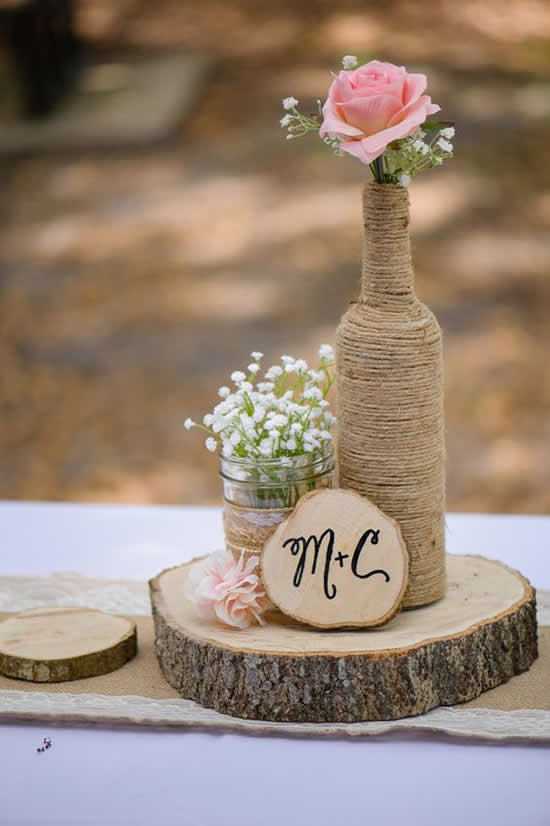 Decoração com flor mosquitinho para casamento