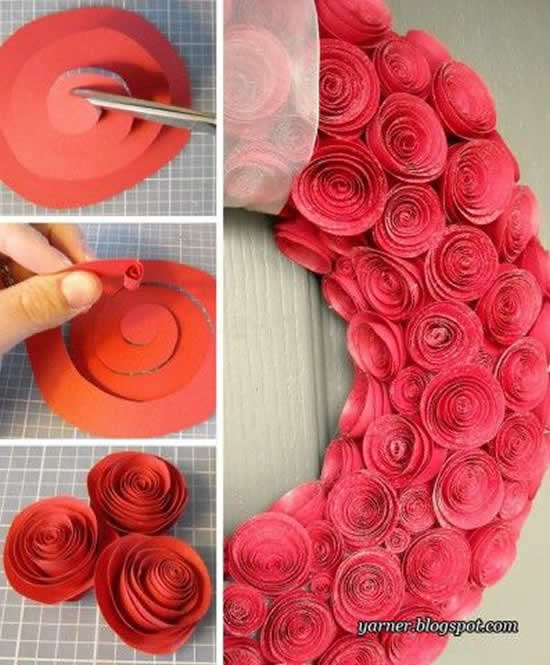 Guirlanda de papel para decoração