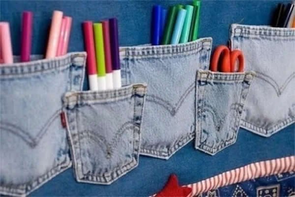 Lindos artesanatos com calça jeans