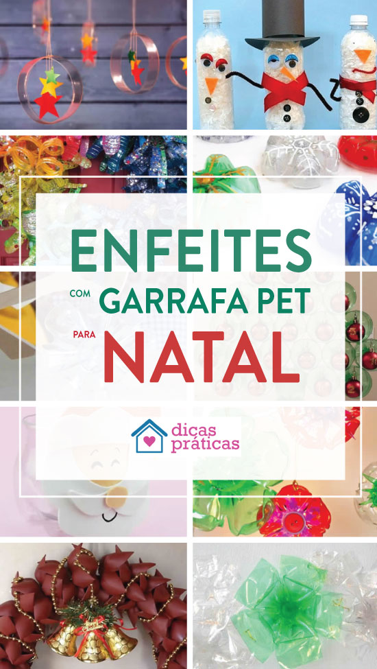 Enfeites de Natal Criativos com Garrafa PET - Dicas Práticas Enfeites de Natal Criativos com Garrafa PET - Dicas Práticas