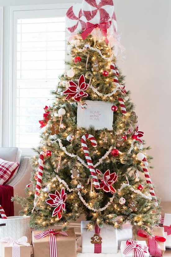 Decoração linda para uma Árvore de Natal