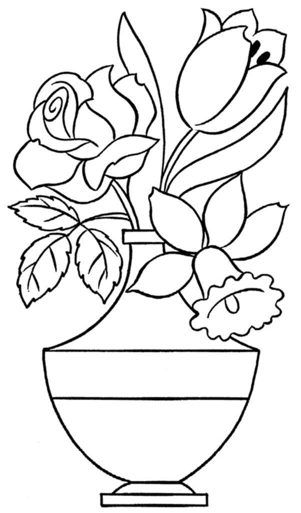 50+ Desenhos de Flores para imprimir e colorir - Dicas Práticas