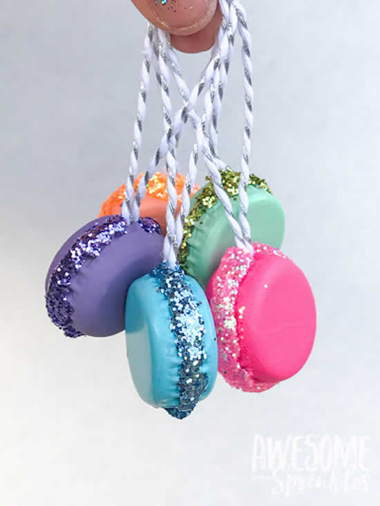 Decoração de Natal com tampinhas