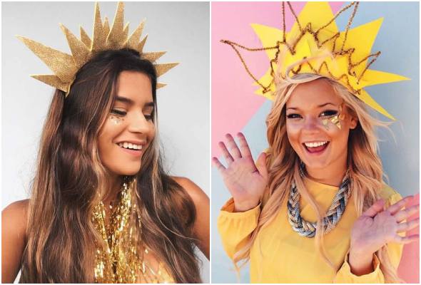 Tiara de sol para Carnaval