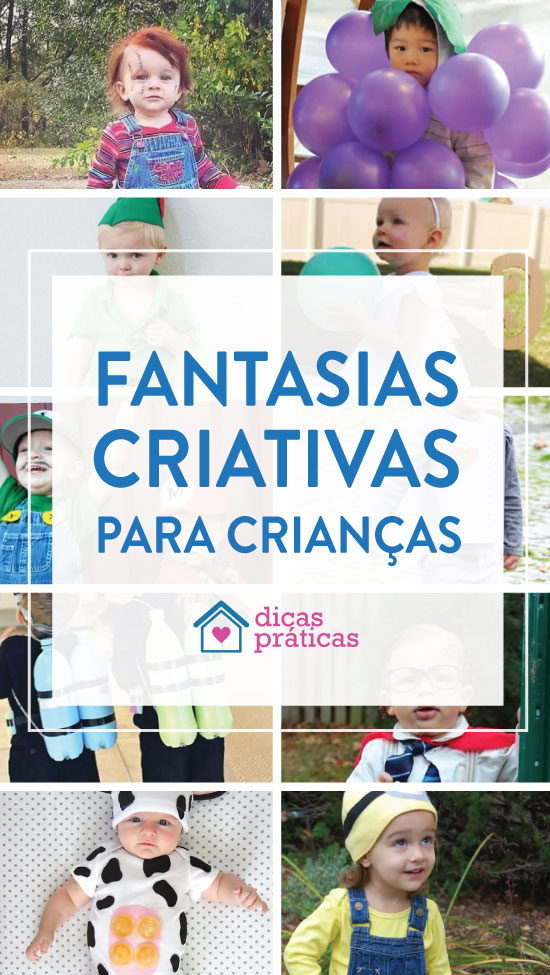 Fantasias de Carnaval criativas para crianças