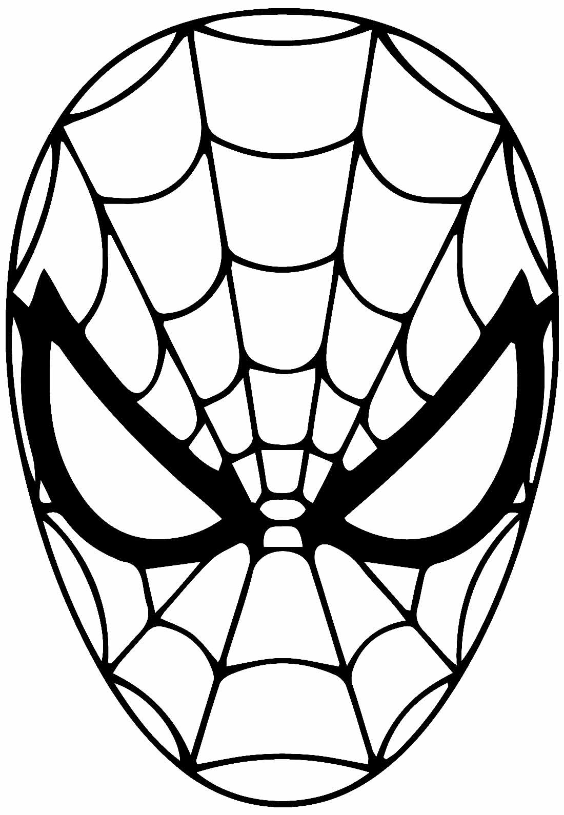 Desenhos de homem aranha para colorir, fáceis