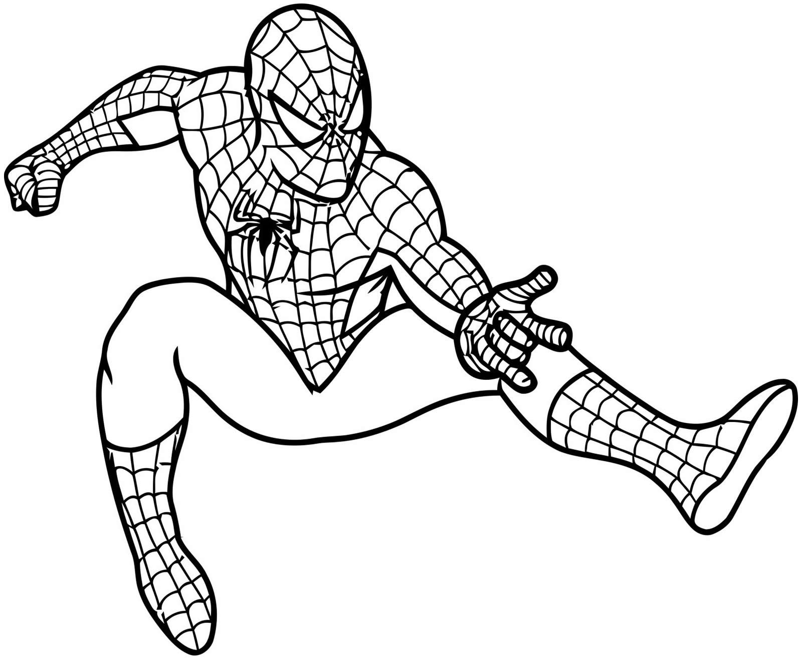 50 Opções Divertidas de Desenhos do Homem aranha para colorir