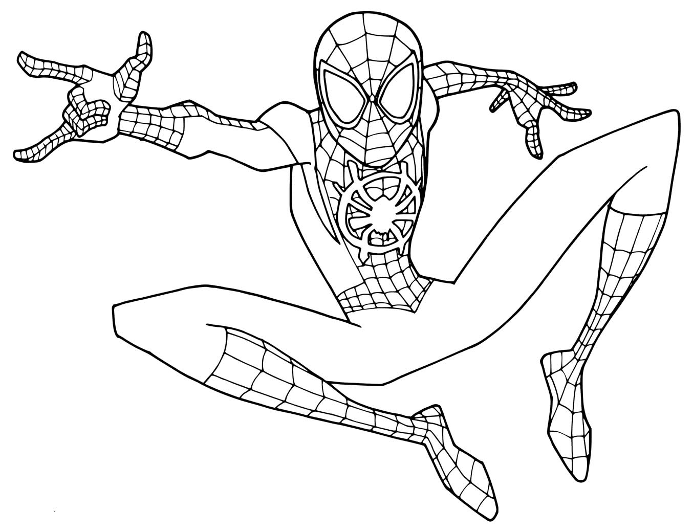Imagens de Homem-Aranha para colorir 