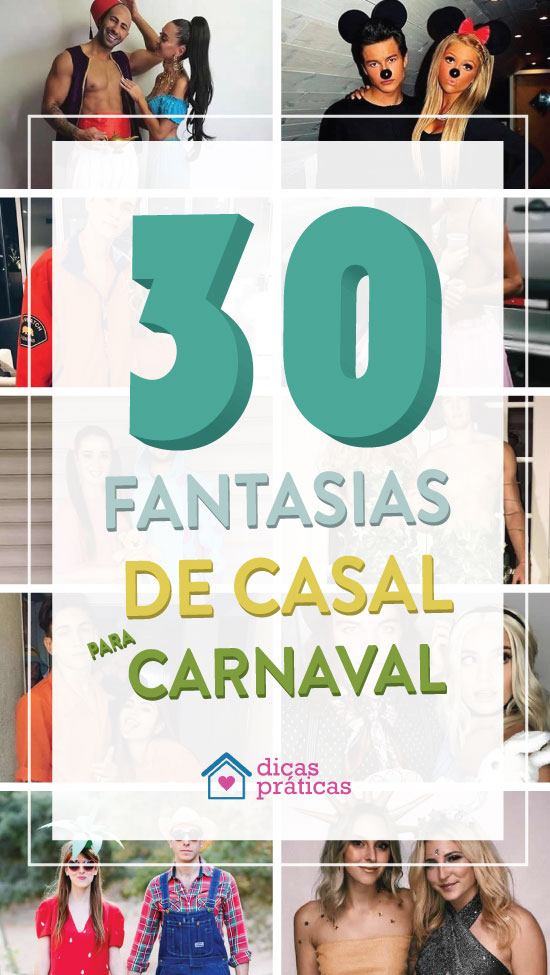 30 fantasias de casal para Carnaval