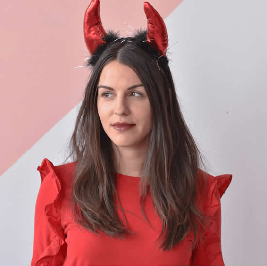 Fantasia de diabinha super criativa