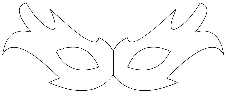 Moldes para fazer máscaras de Carnaval