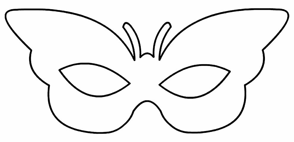 Máscara linda de carnaval