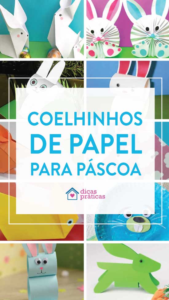 Como fazer coelhinho de papel passo a passo