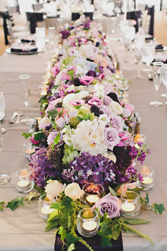 Ideias para decoração de mesa de casamento