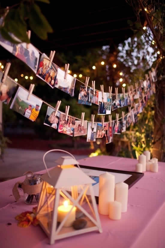 Decoração de casamento para mesas