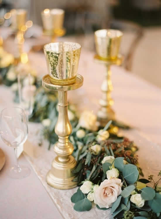 Decoração de casamento para enfeitar a mesa