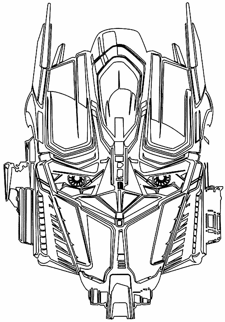 Desenho de Transformer para pintar