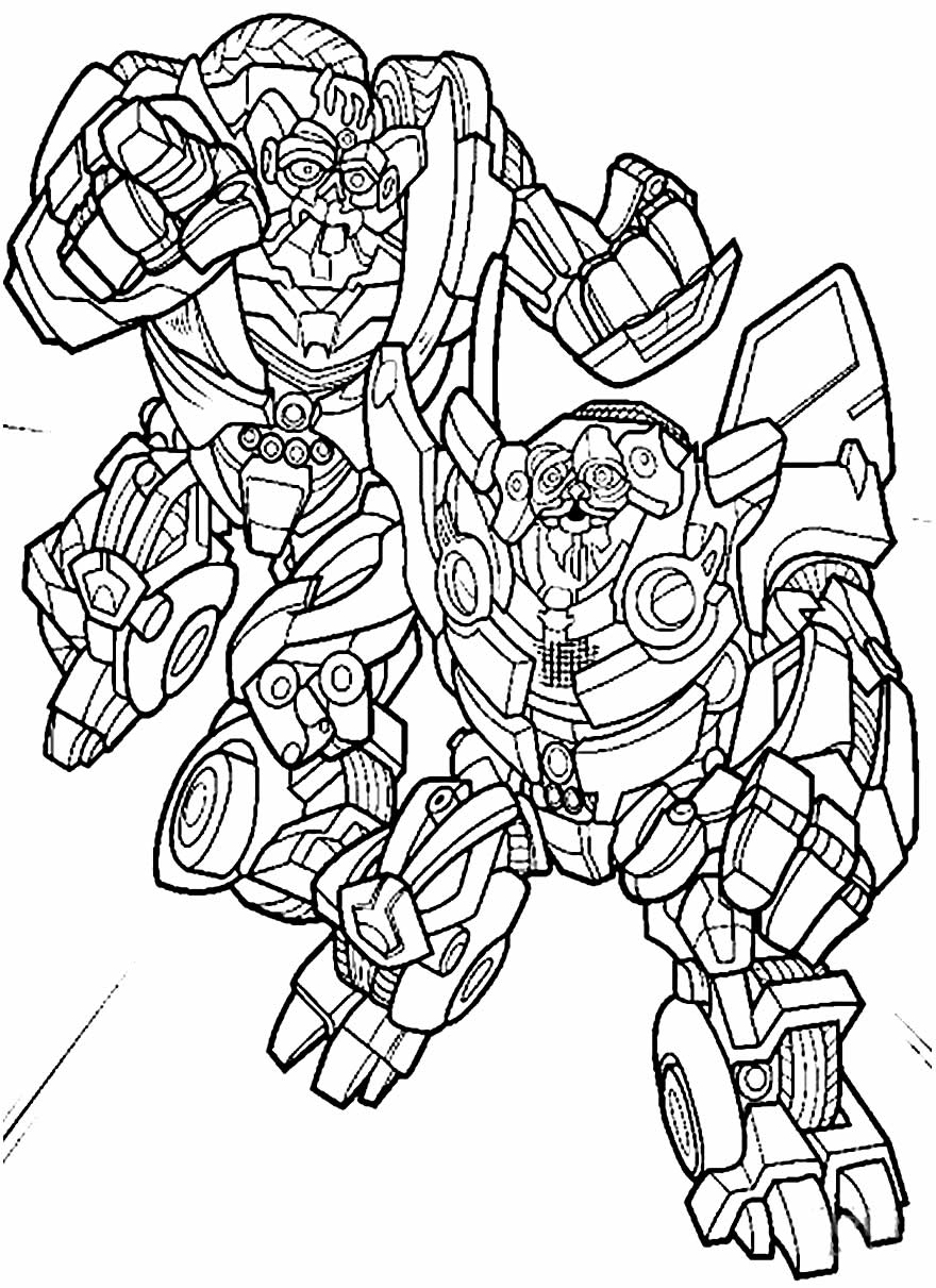 Desenho de Transformers para pintar