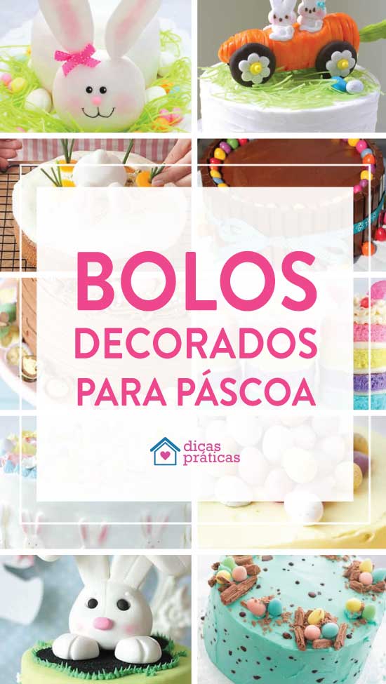 Bolos decorados para a Páscoa