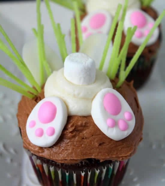 Cupcakes de coelhinhos