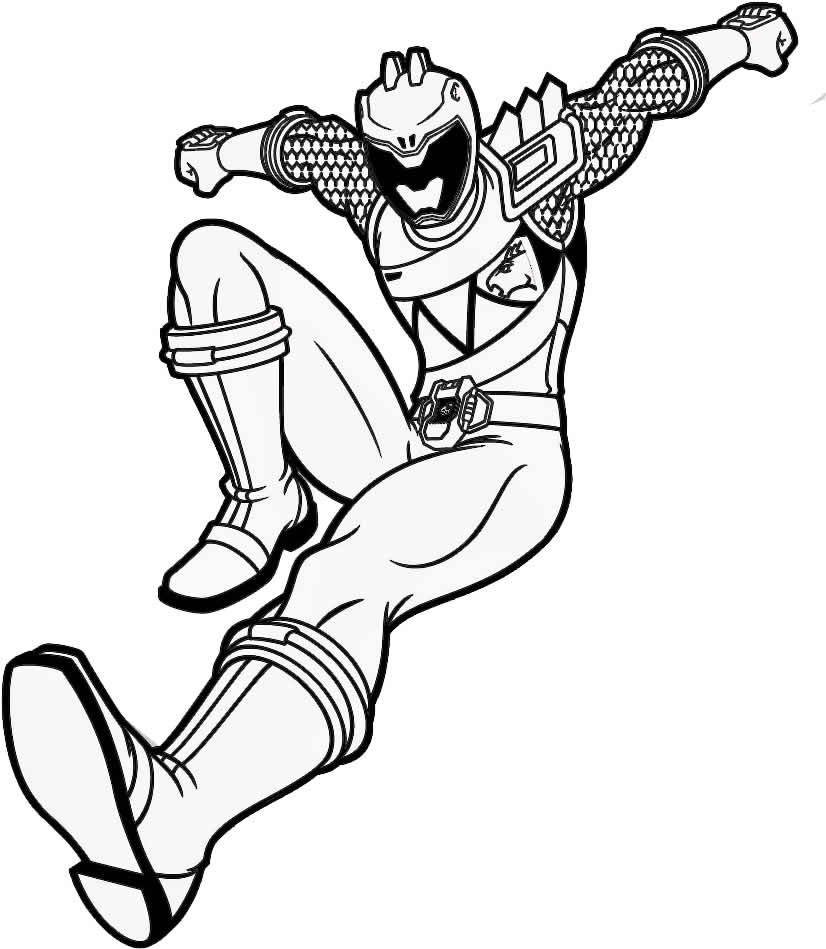 Desenho de Power Ranger para colorir