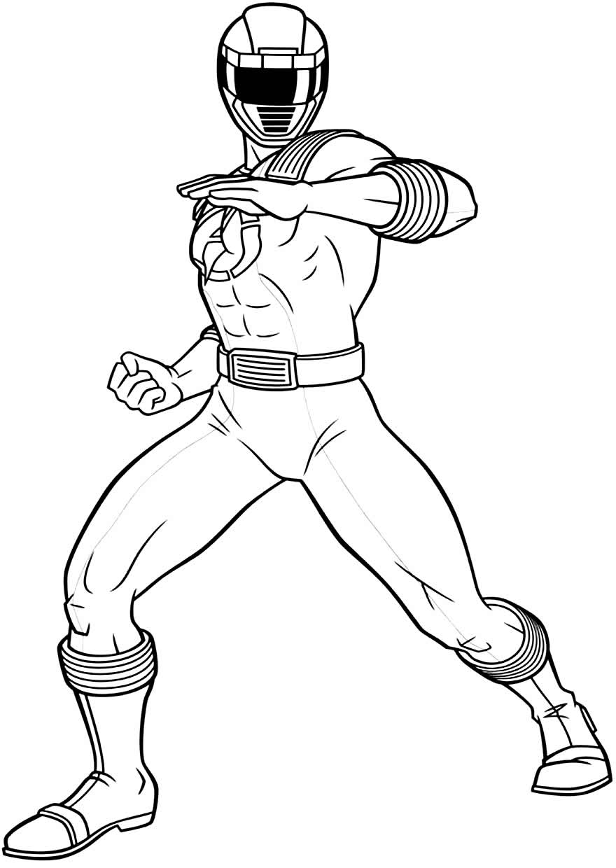 Imagem de Power Ranger para pintar