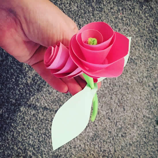 Flor de papel