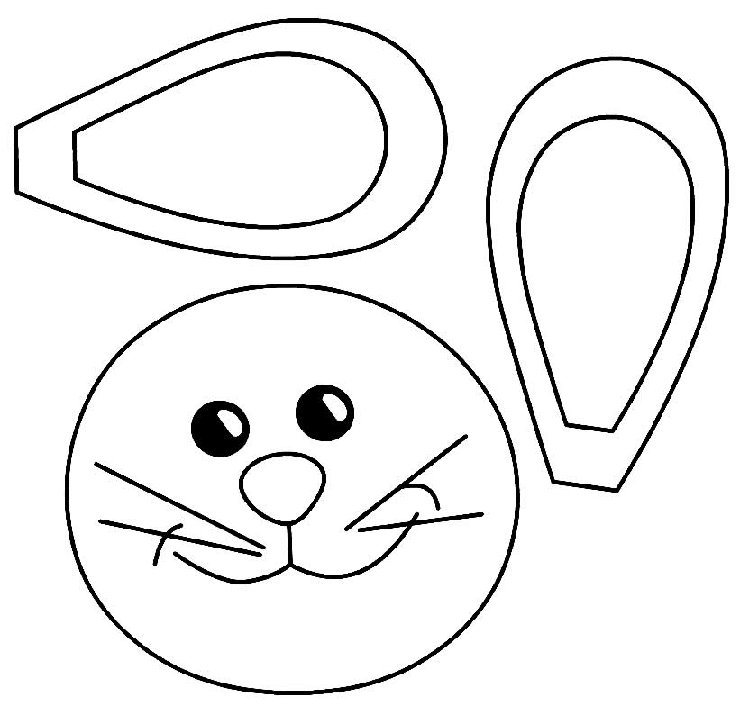 Molde de coelhinho de EVA