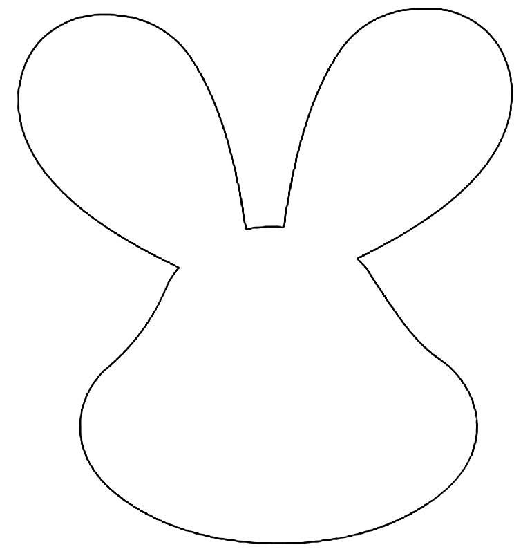 Molde de coelhinho de EVA