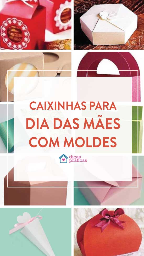 Caixinha de Dia das Mães para imprimir