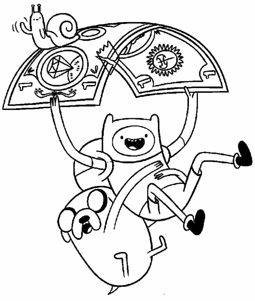 30+ Desenhos para colorir de A Hora da Aventura - Dicas Práticas