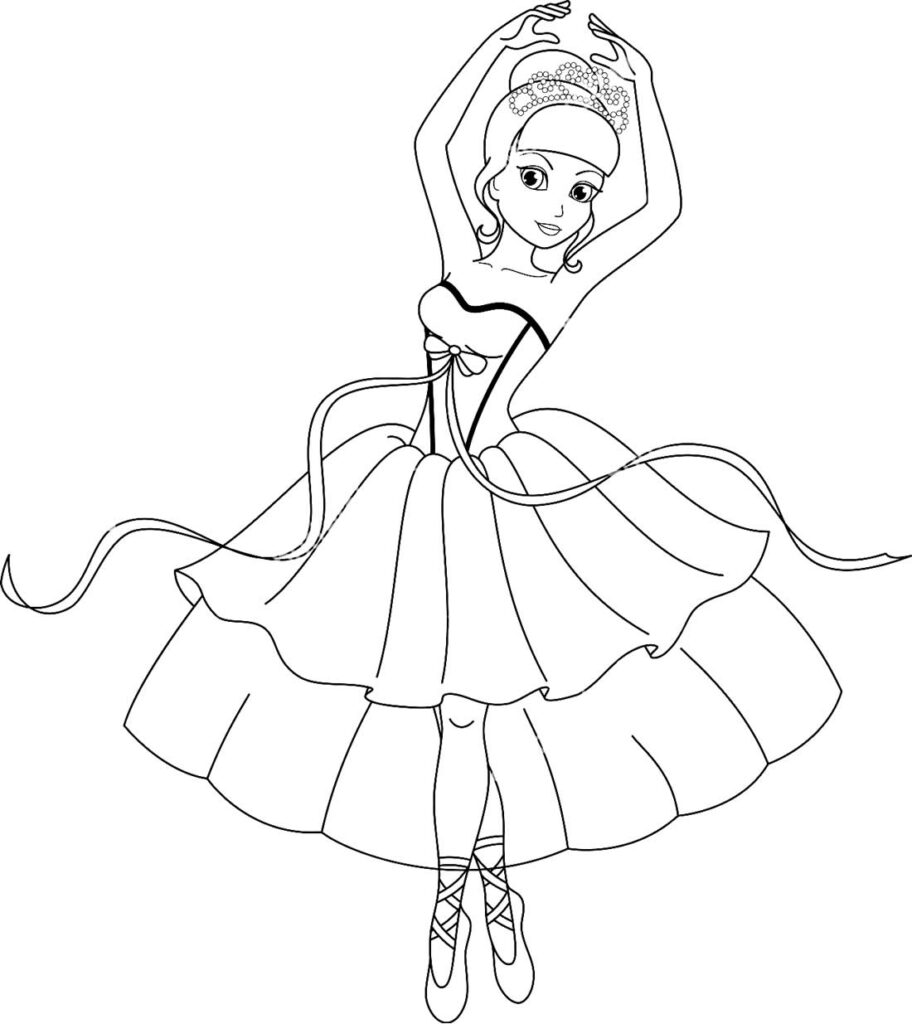 50+ Desenhos de Bailarina para colorir - Dicas Práticas