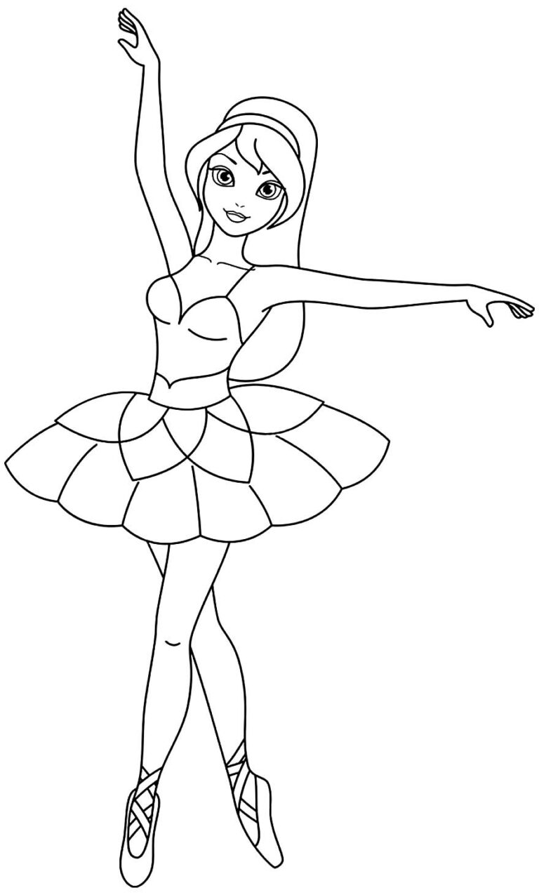 50+ Desenhos de Bailarina para colorir - Dicas Práticas