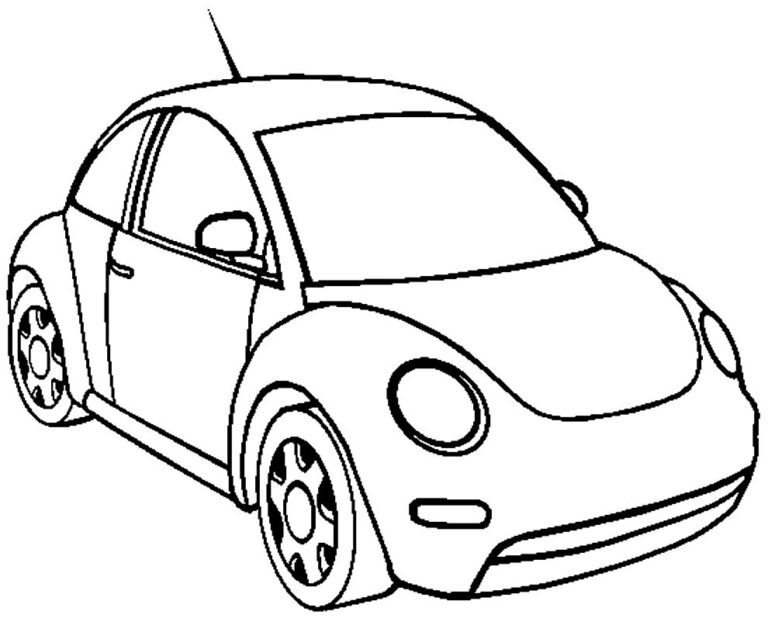 50+ Desenhos de Carros para imprimir e colorir - Dicas Práticas
